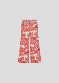Primavera Cotton Floral Print Pants
