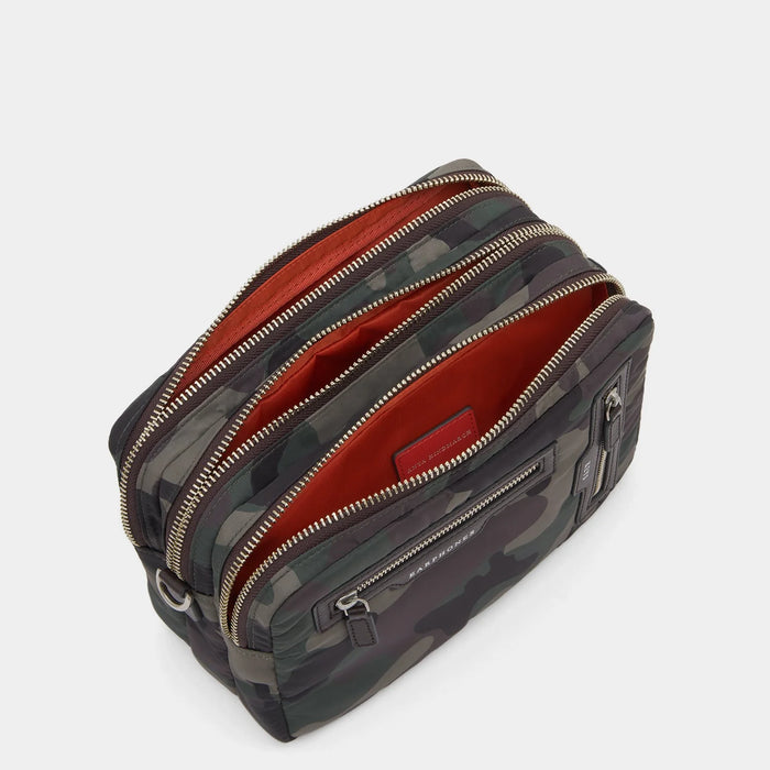 Triple Zip Cross-body