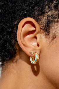 No Envy-Evil Eye Hoops