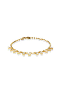Mirror Pear Drop Bracelet