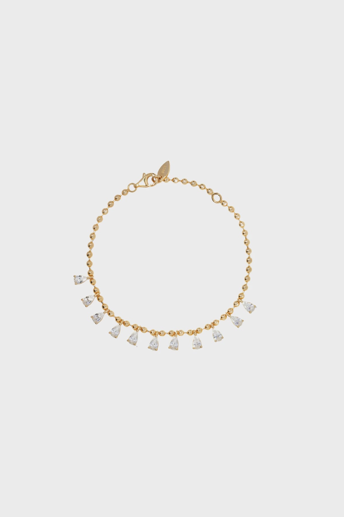 Mirror Pear Drop Bracelet