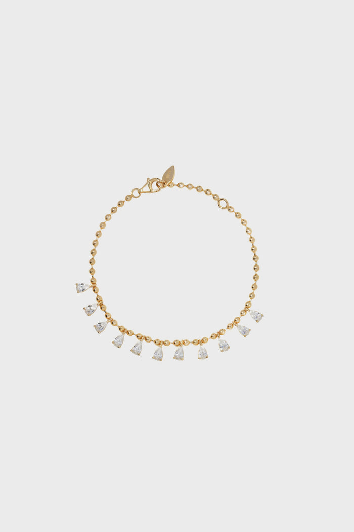 Mirror Pear Drop Bracelet