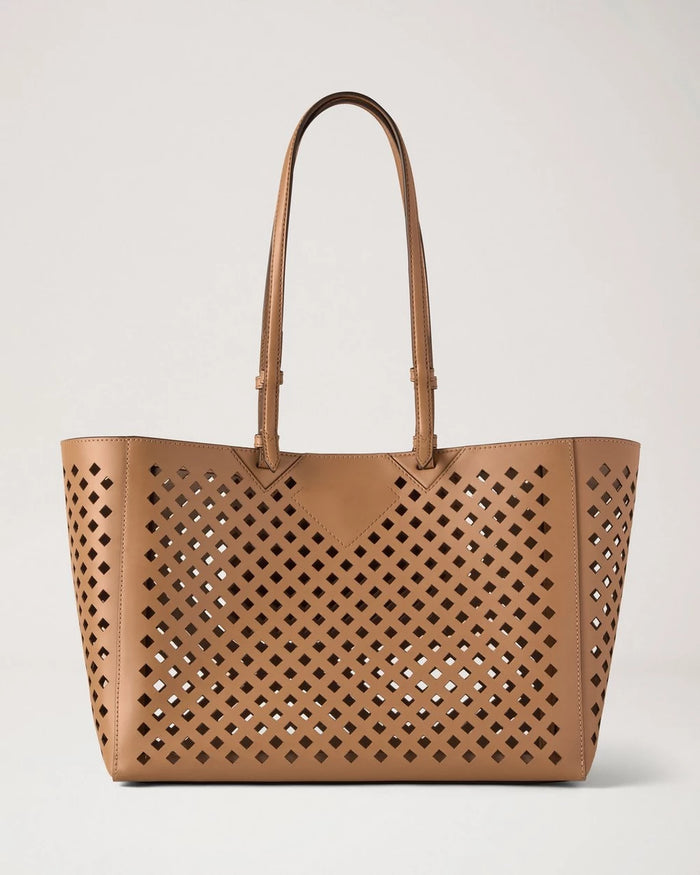 Perforated Leath  Tote