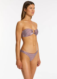 Zarla Geo Bandeau Bikini Top