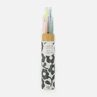 Mono Floral Set of 6 Highlighters