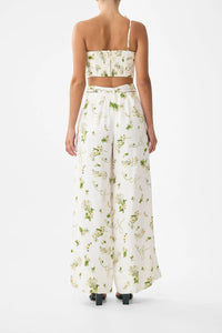 Scarf Belt Wide Leg Pant