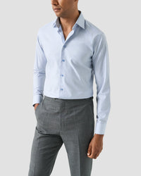 Slim Striped Tencel Shirt
