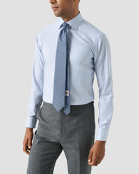 Slim Striped Tencel Shirt