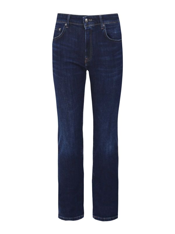 Vintage Wash Denim Jeans