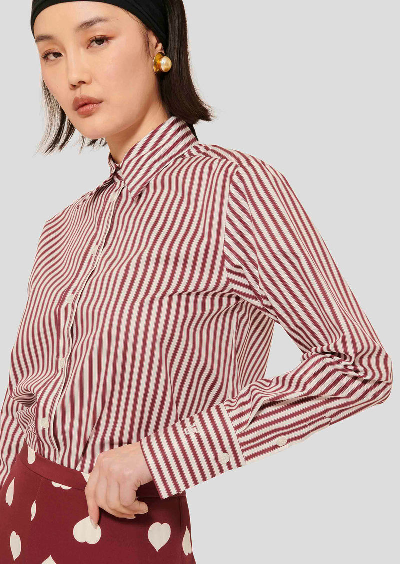 Clarisse Striped Poplin Shirt