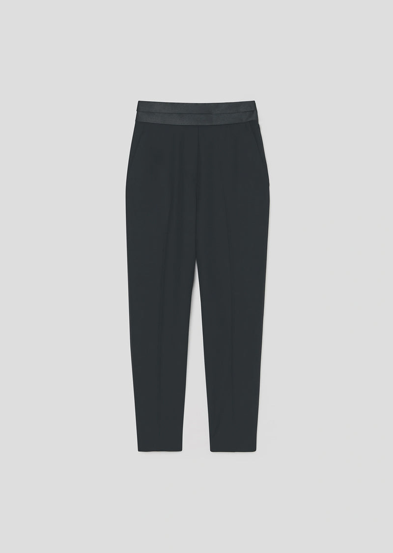 Paul Black Wool Pants