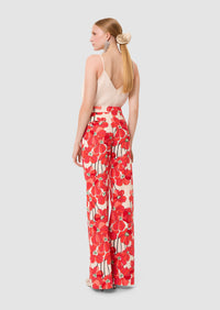 Primavera Cotton Floral Print Pants