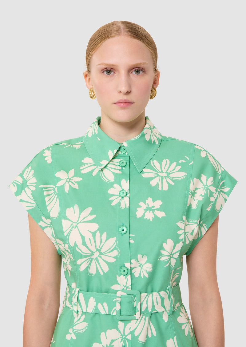 Rajah Floral Print Dress