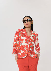Valensole  Floral Prints Cotton Jacket
