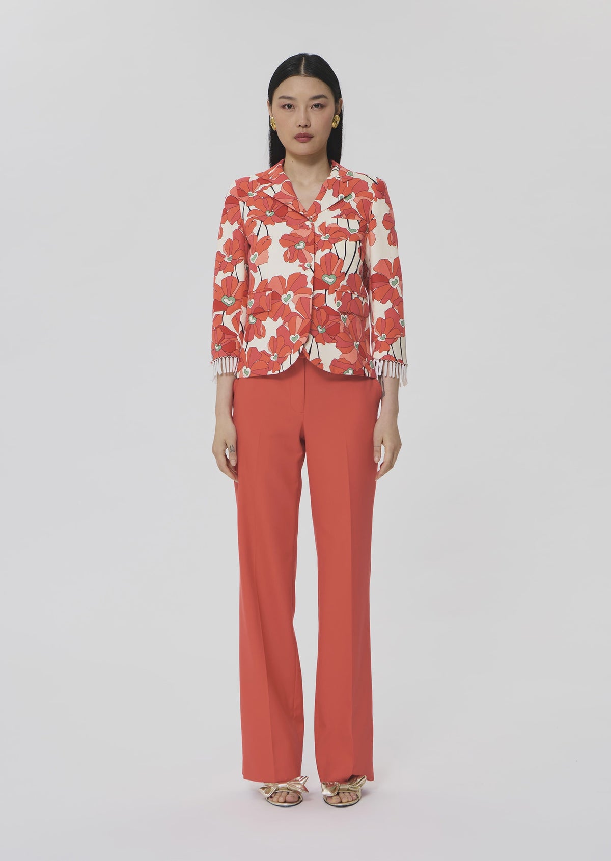Valensole  Floral Prints Cotton Jacket