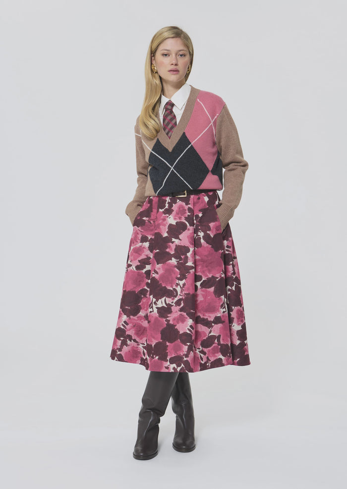 Joe Skirt Chalk