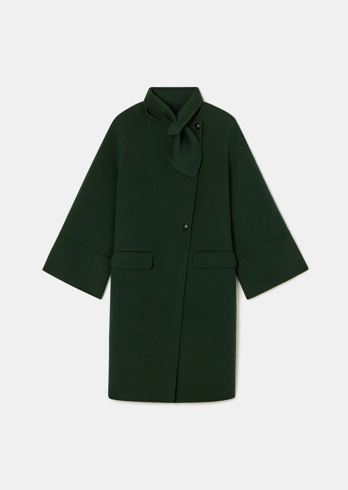 Mocca Coat English Green Wool