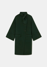 Mocca Coat English Green Wool