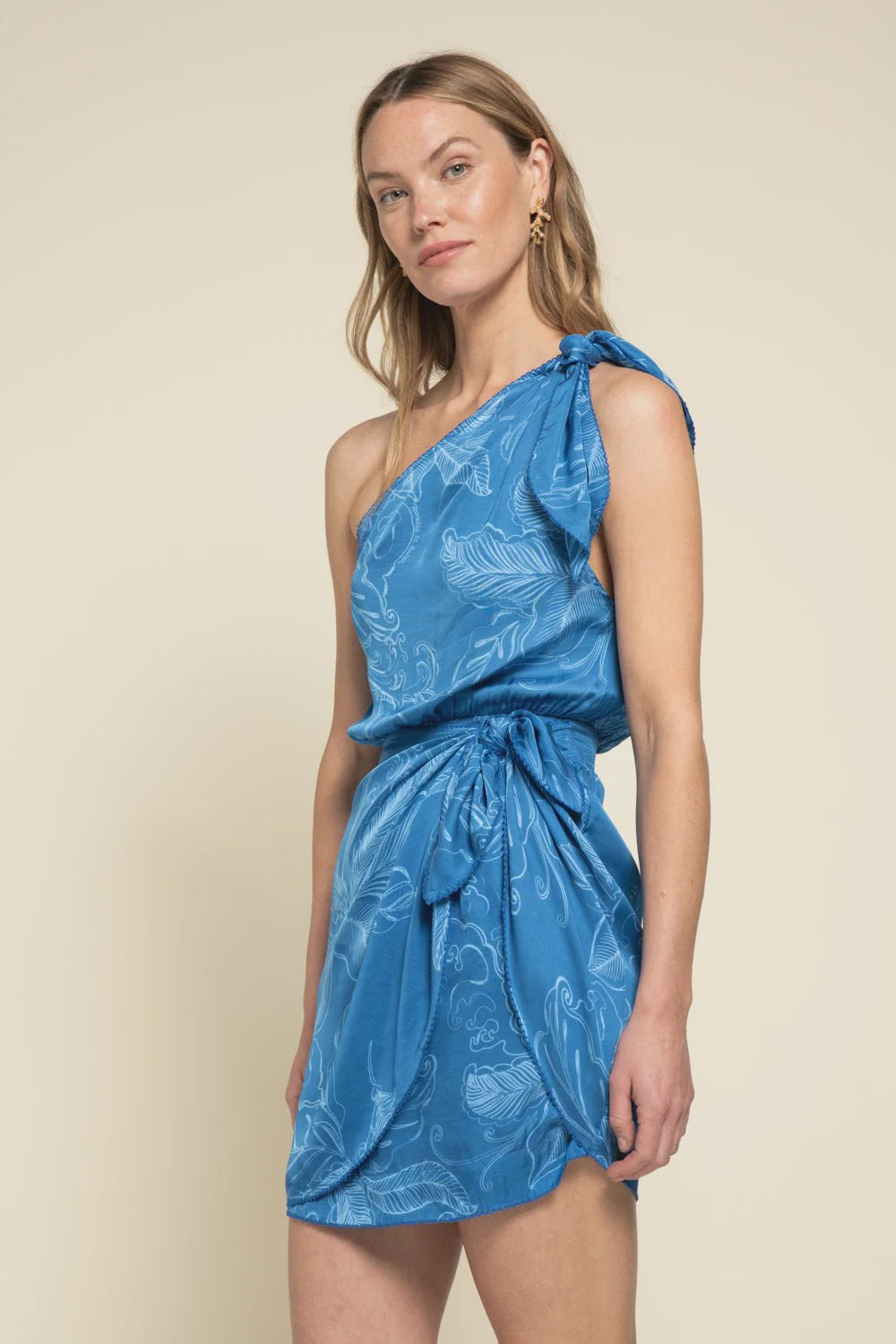 Mini Dress Cecile Blue Reef