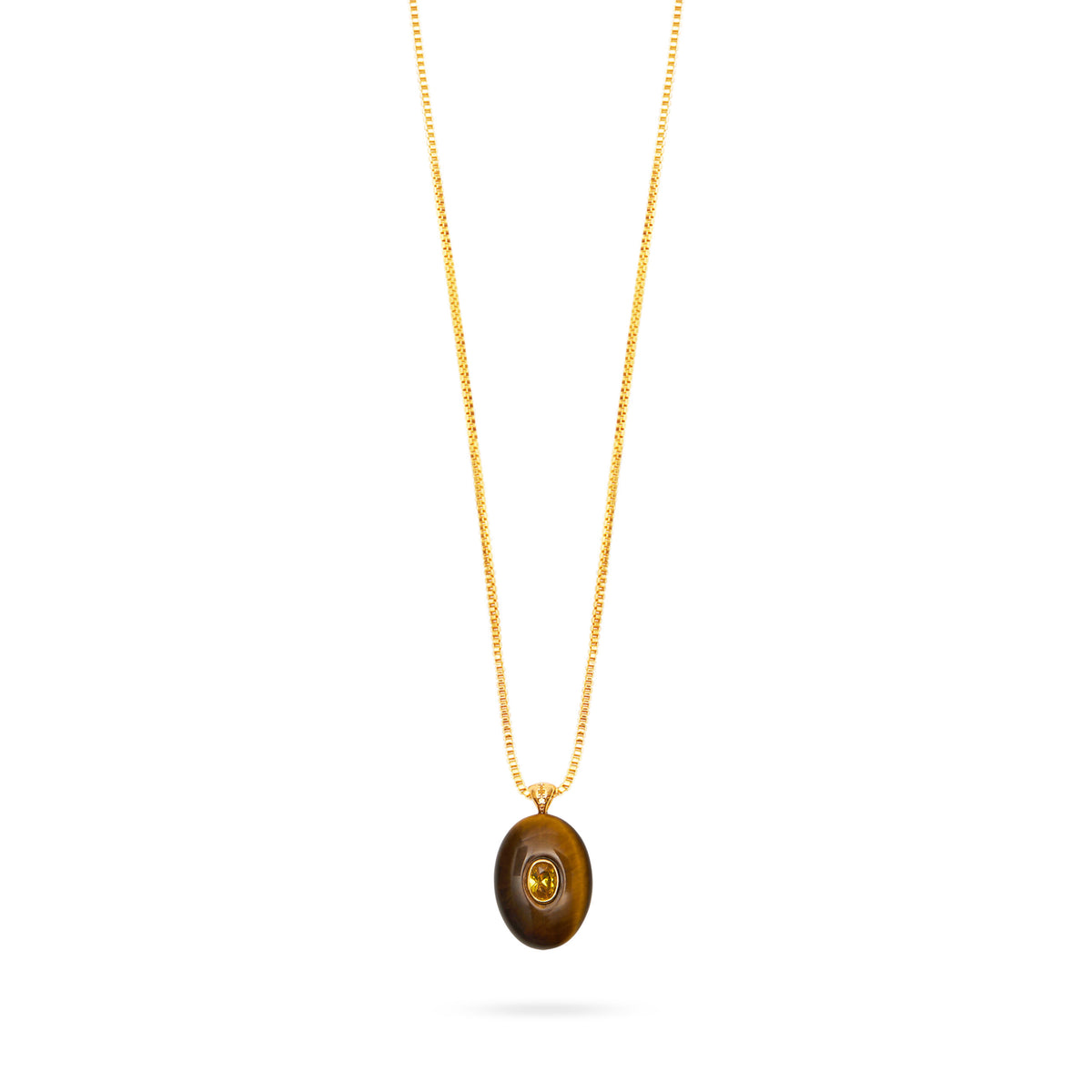 Oval Pendant Necklace