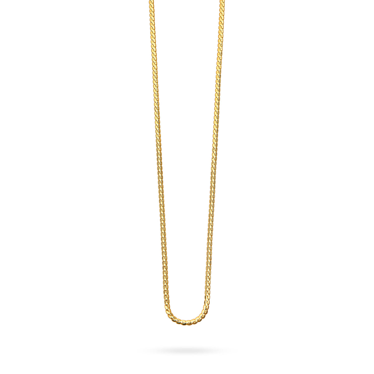 Snake Chain Necklace Long
