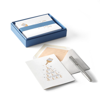 Champagne Christmas Card Set