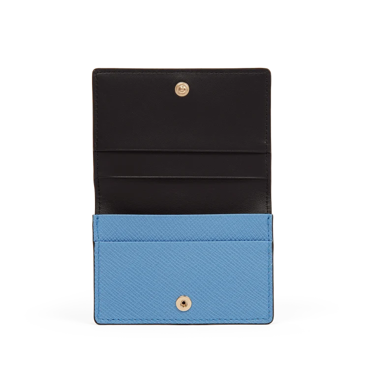 Folded Card Case with Snap Closure