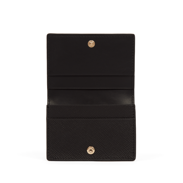 Folded Card Case with Snap Closure