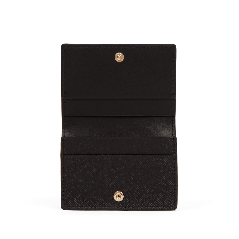 Folded Card Case with Snap Closure
