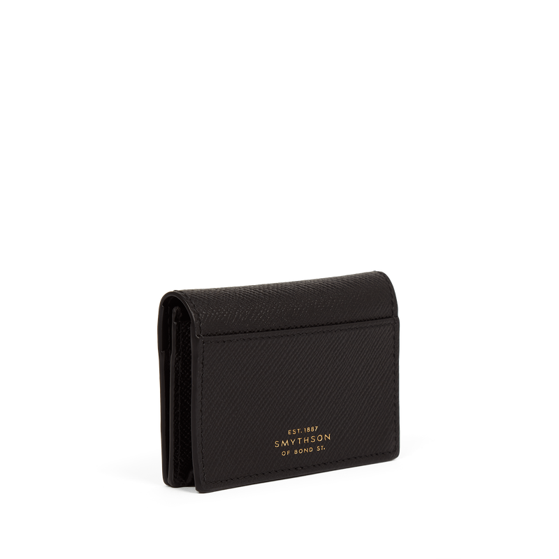 Folded Card Case with Snap Closure