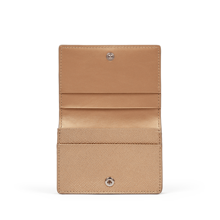 Folded Card Case with Snap Closure