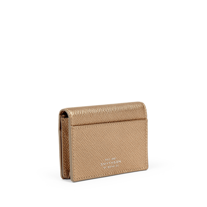 Folded Card Case with Snap Closure
