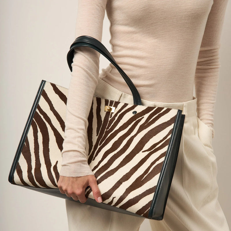 Mortimer Zebra Tote