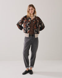 Embroidered Bomber Jacket