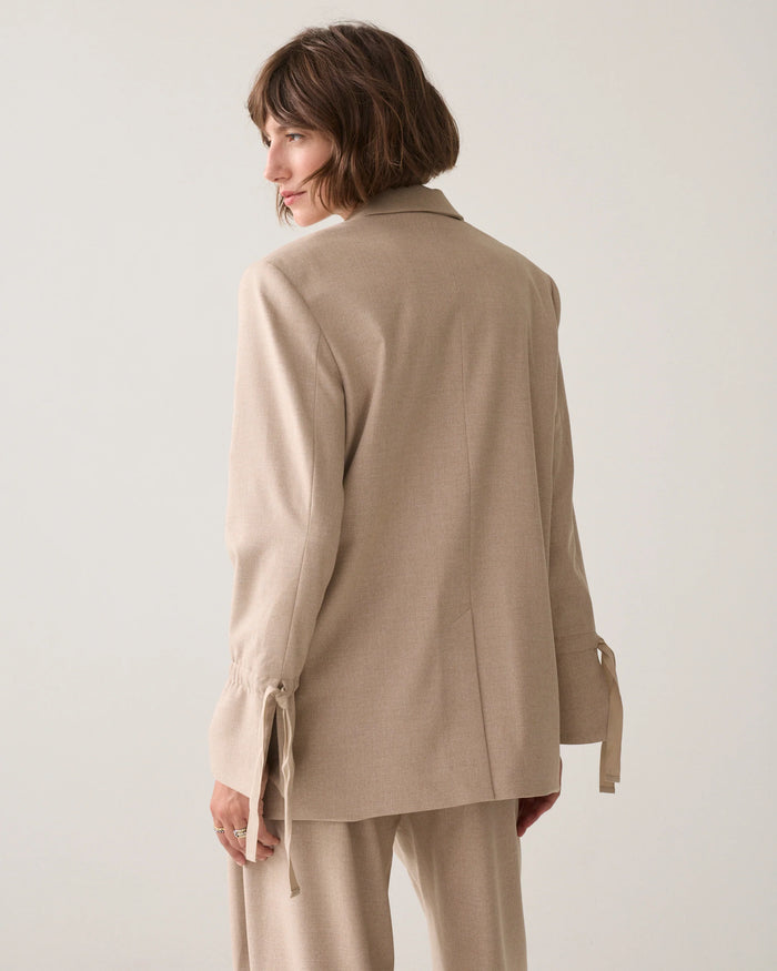 Blazer with Bow Sleeves