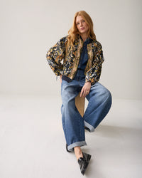 Jacquard Bomber Jacket
