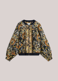 Jacquard Bomber Jacket
