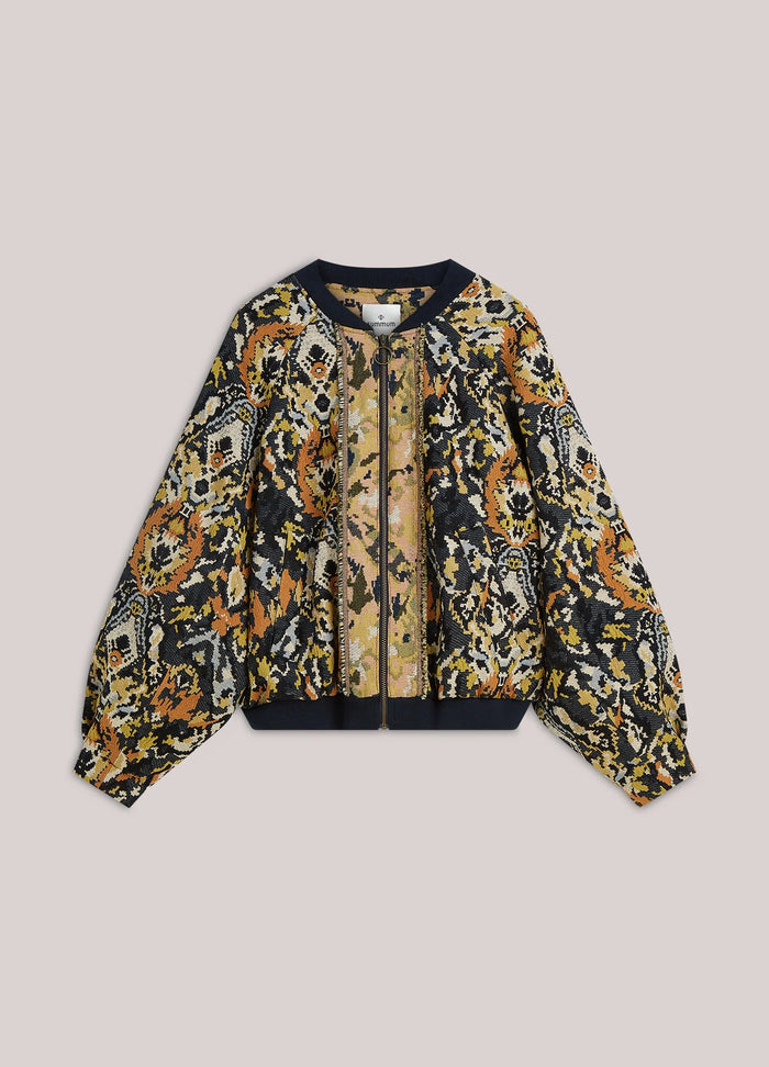 Jacquard Bomber Jacket