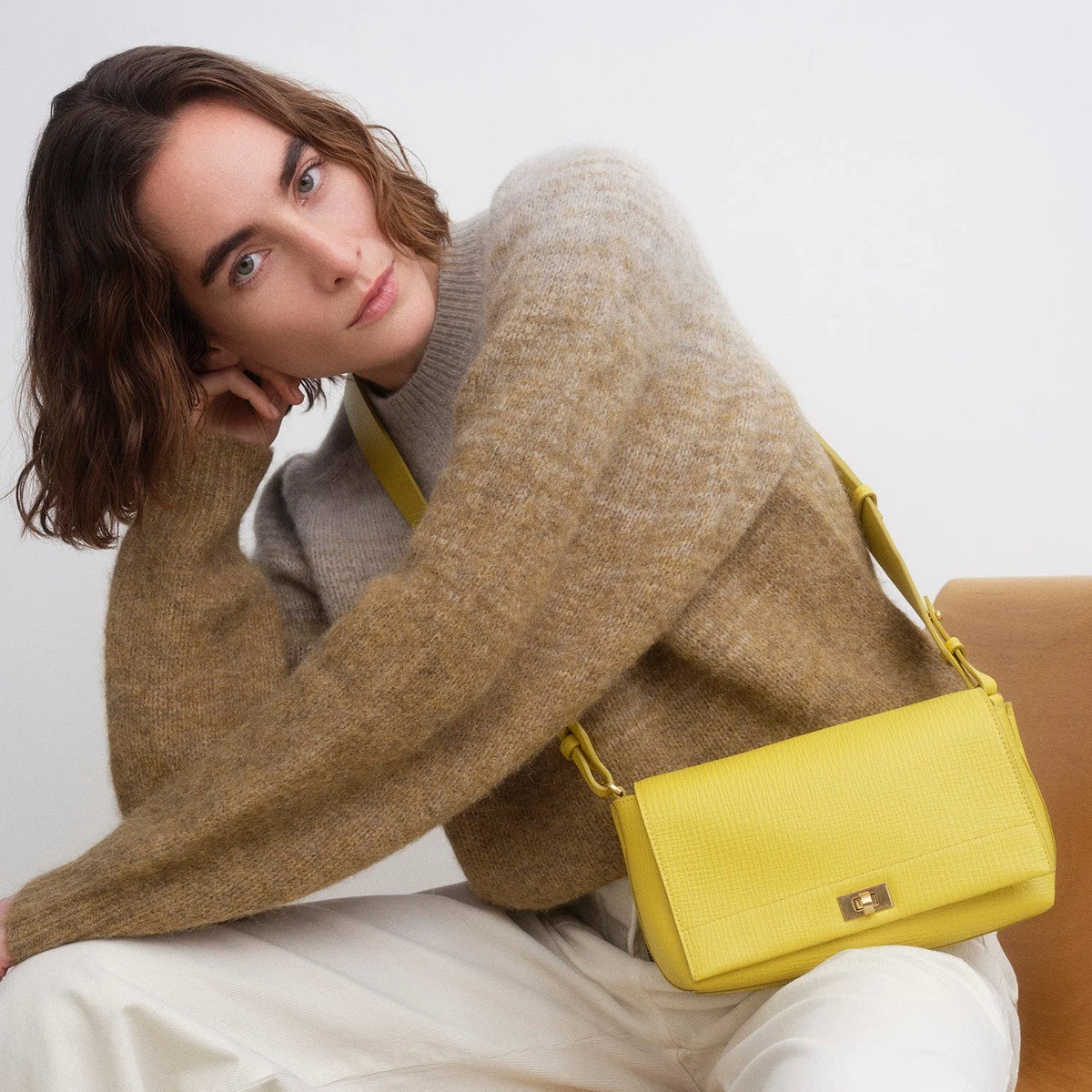 Mortimer Cross-Body in Calf Leather