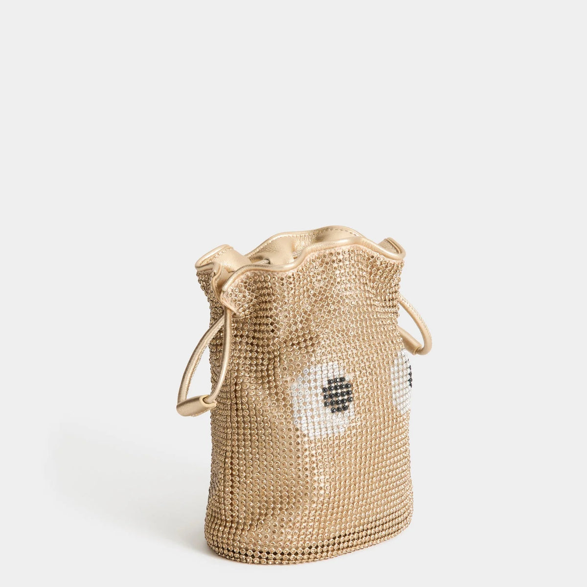 Eyes Crystal Drawstring Pouch