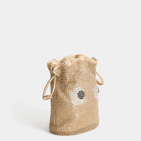 Eyes Crystal Drawstring Pouch