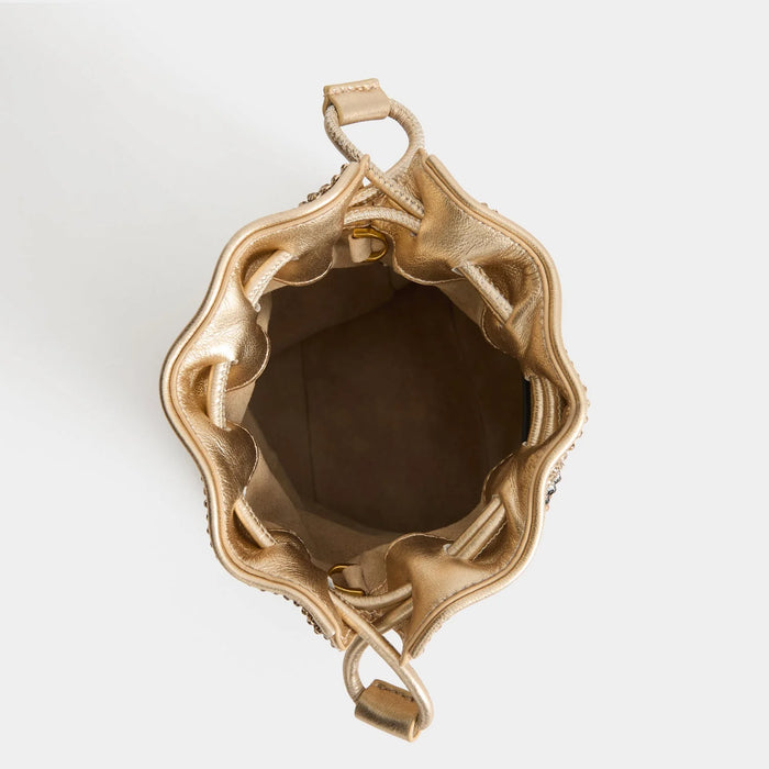 Eyes Crystal Drawstring Pouch