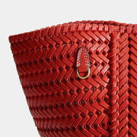 Neeson Square Tote in Tomato Red