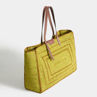 Raffia E/W Bow Tote
