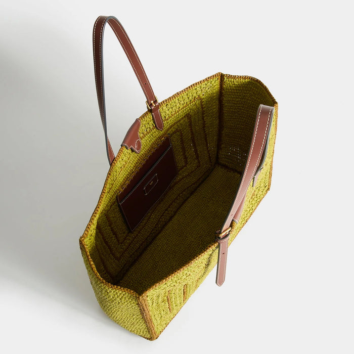Raffia E/W Bow Tote