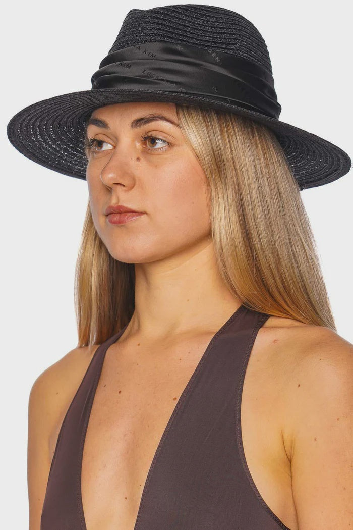 Courtney Vented Hemp Packable Fedora