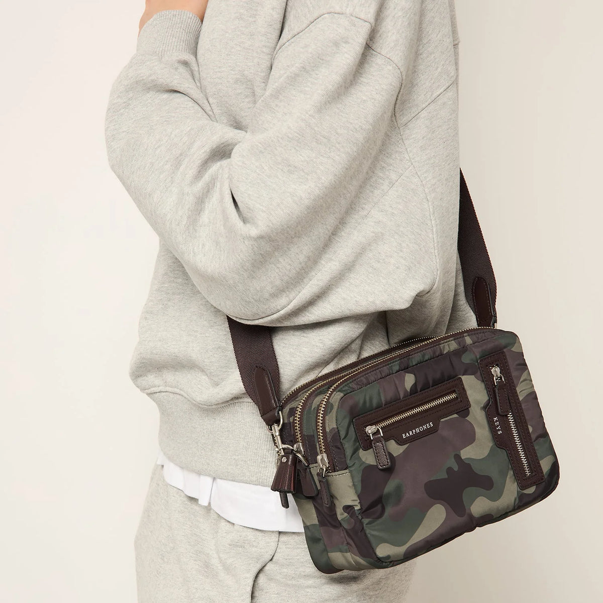 Triple Zip Cross-body
