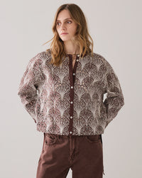 Blouse with Openwork Embroidery