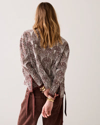 Blouse with Openwork Embroidery