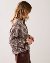 Blouse with Openwork Embroidery